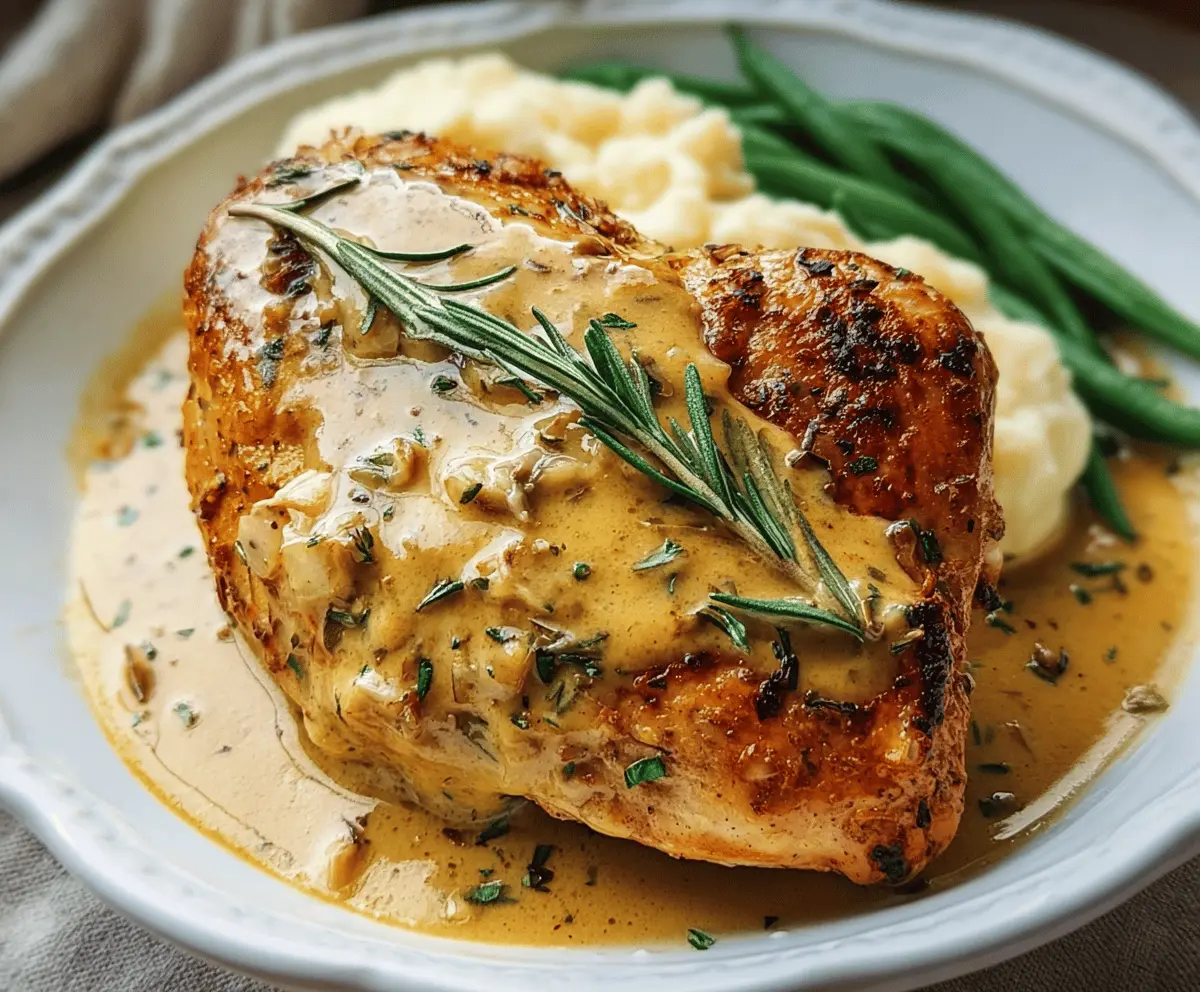 Easy Creamy Garlic Chicken Recipe