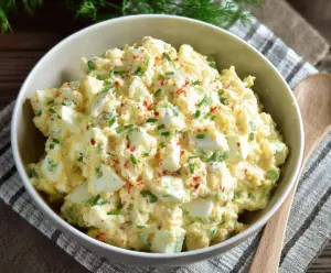 Healthy bariatric cottage cheese egg salad, a high-protein low-fat meal perfect for weight management.