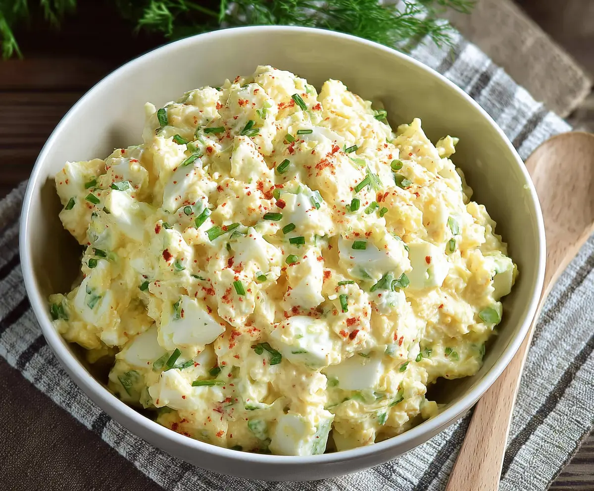 Healthy bariatric cottage cheese egg salad, a high-protein low-fat meal perfect for weight management.