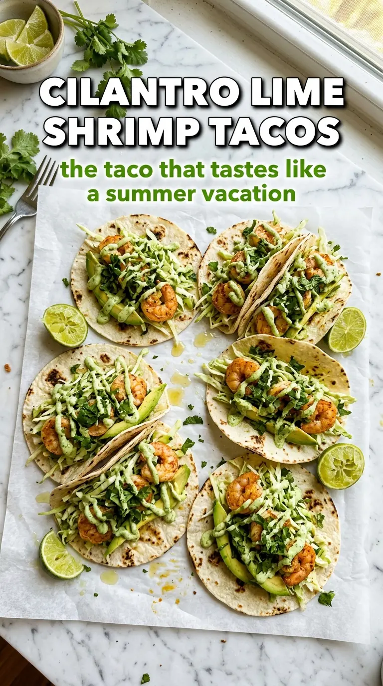 Cilantro Lime Shrimp Tacos fresh zesty vibrant