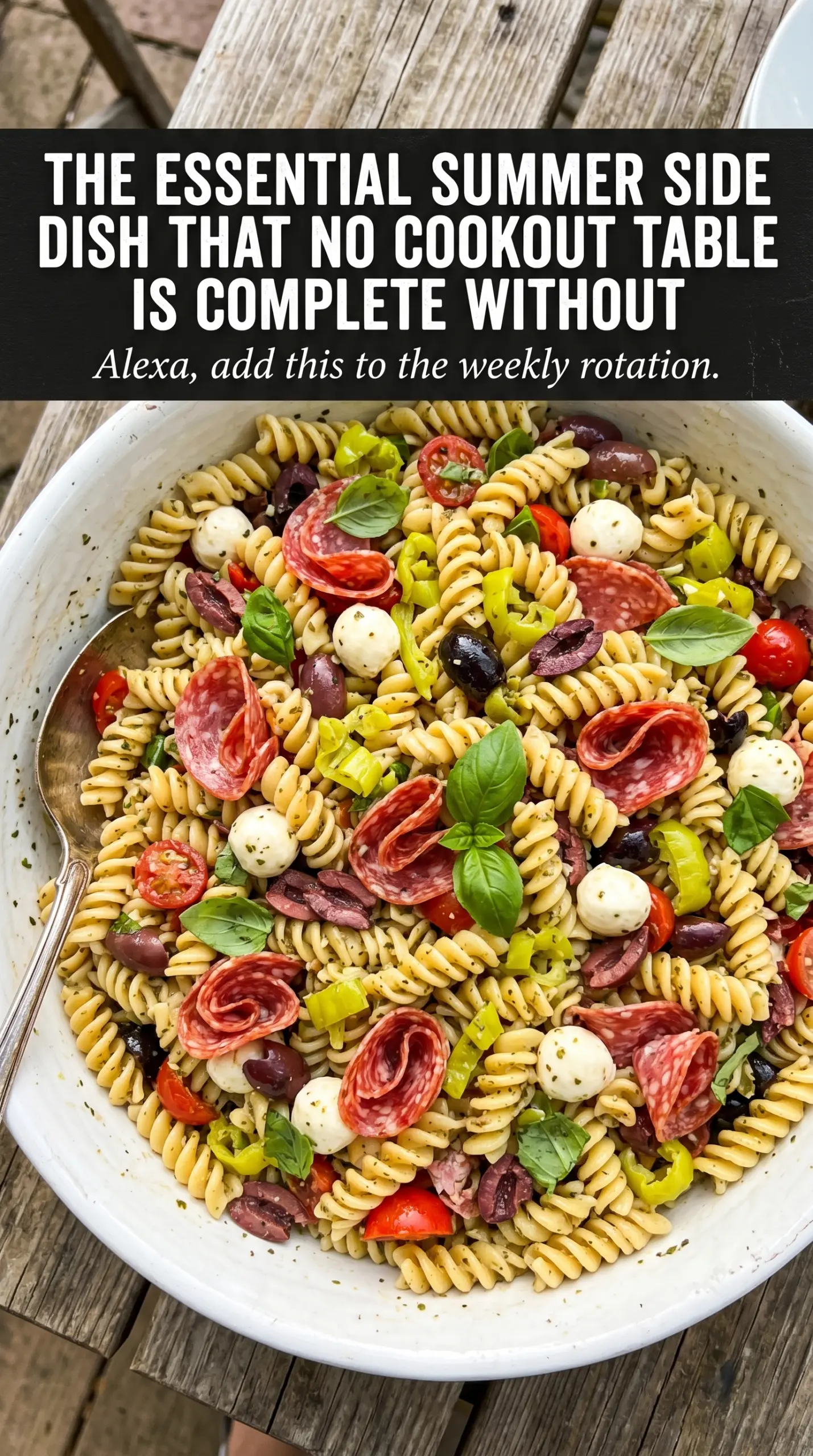 Pasta absorbing dressing over time