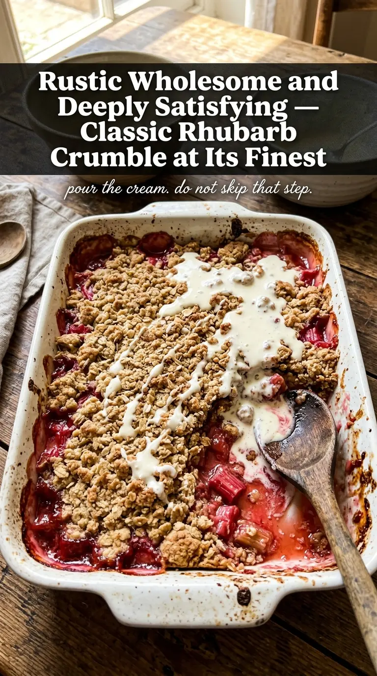 Thick rhubarb filling just-right consistency