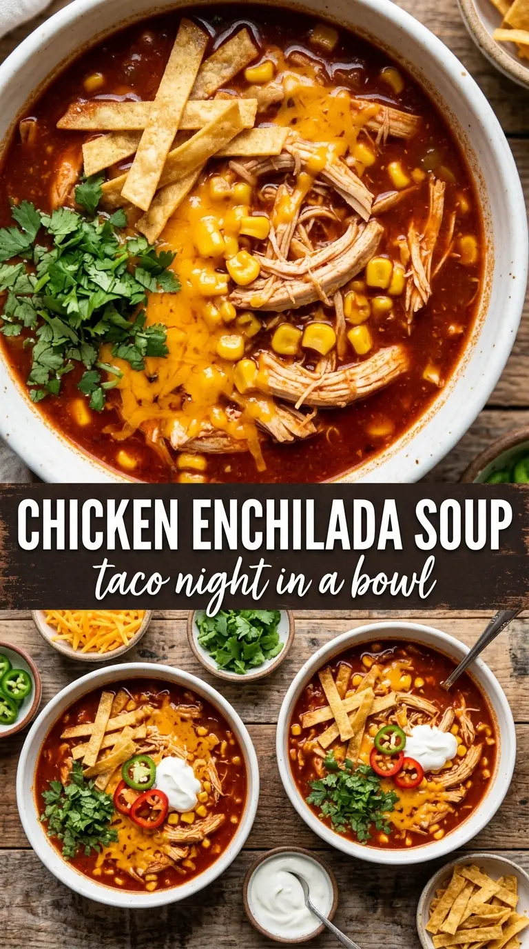Chicken Enchilada Soup smoky hearty