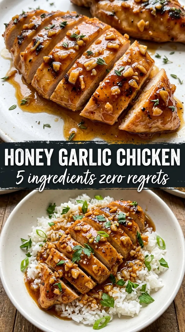 Honey Garlic Chicken sticky glazed