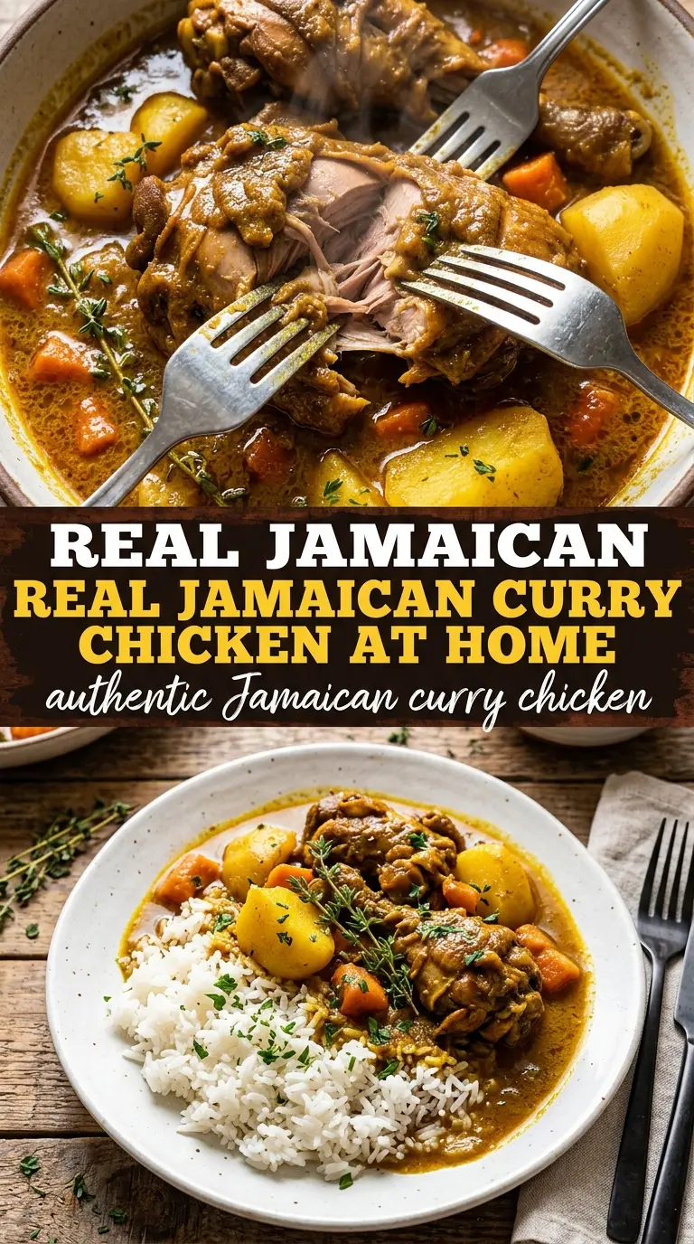 Authentic Jamaican Curry Chicken curry chicken glossy potatoes
