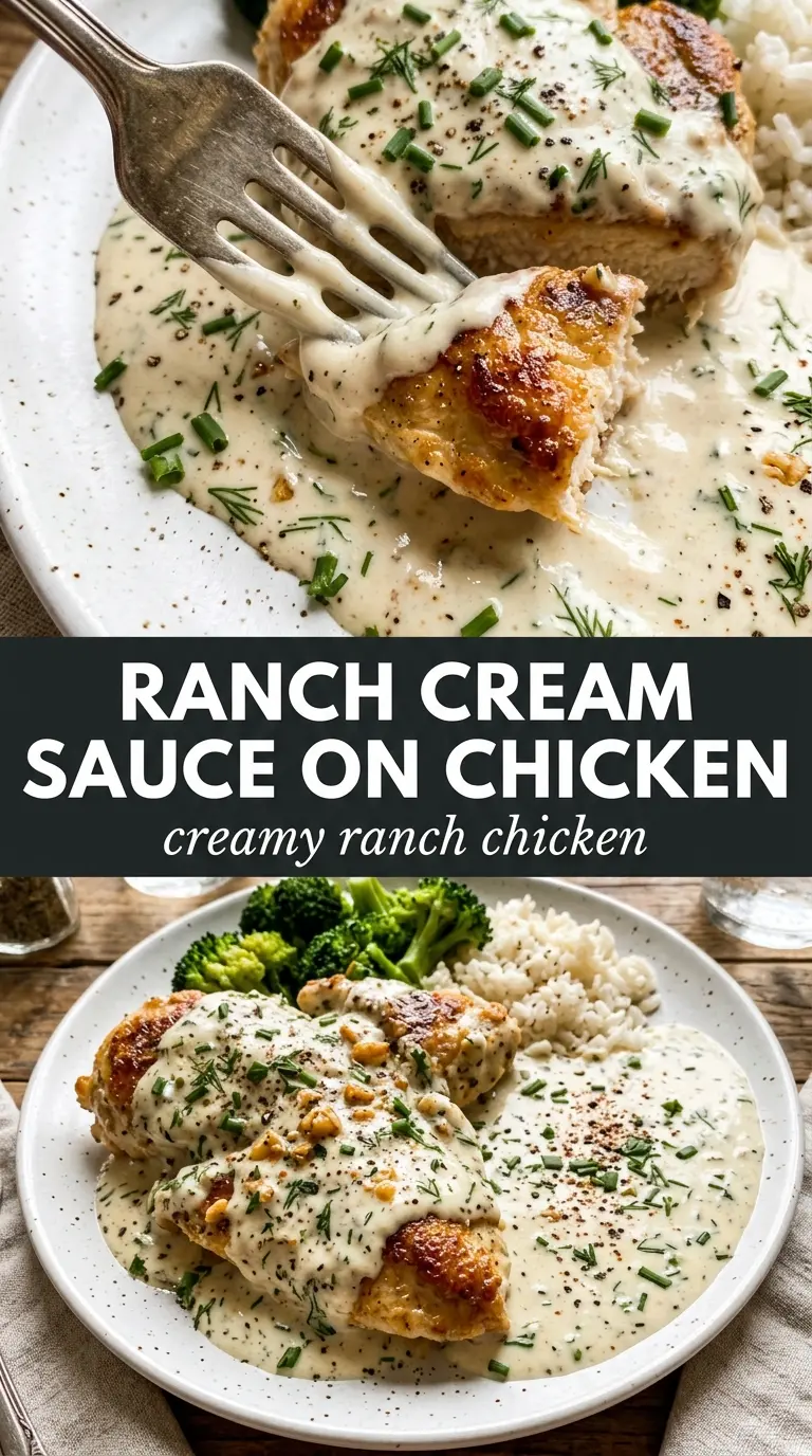 Creamy Ranch Chicken tangy creamy skillet