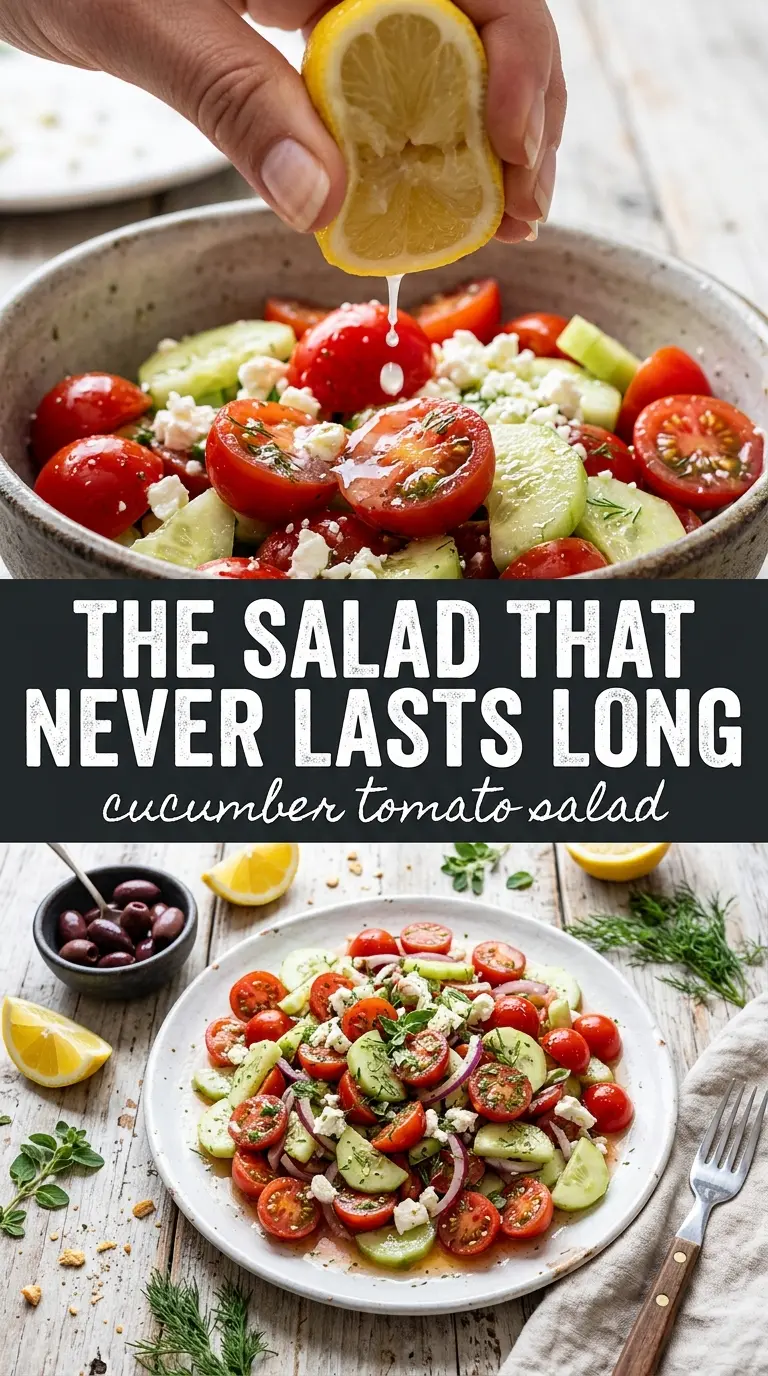 cucumber tomato salad fresh herb vinaigrette