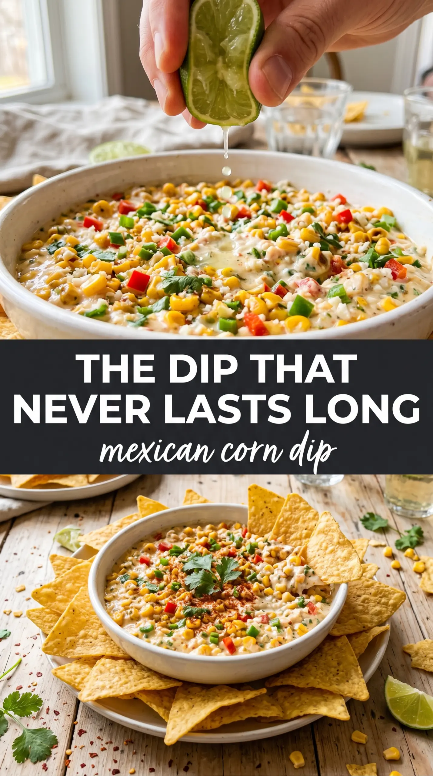 Mexican corn dip creamy charred cotija