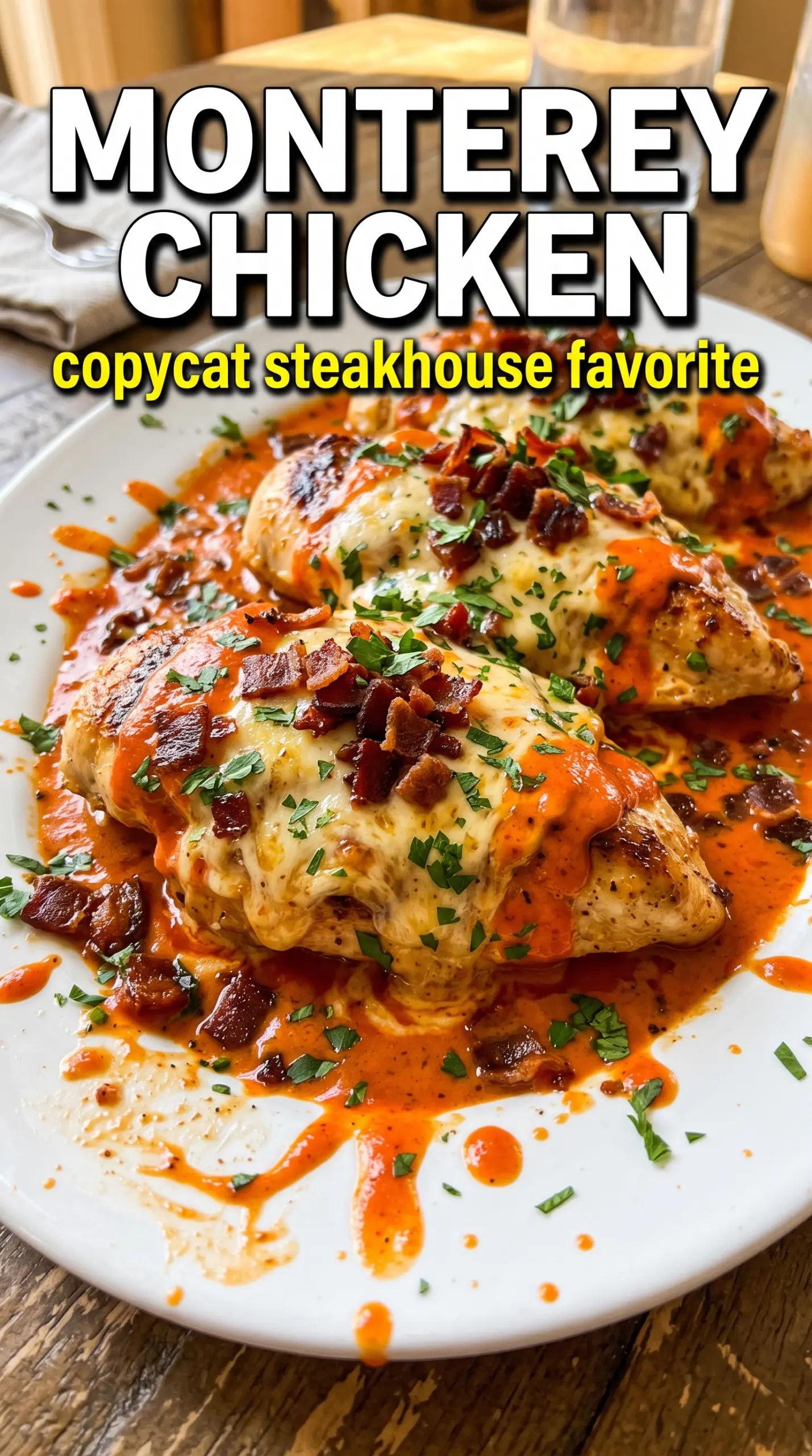 Monterey Chicken cheesy barbecue bacon