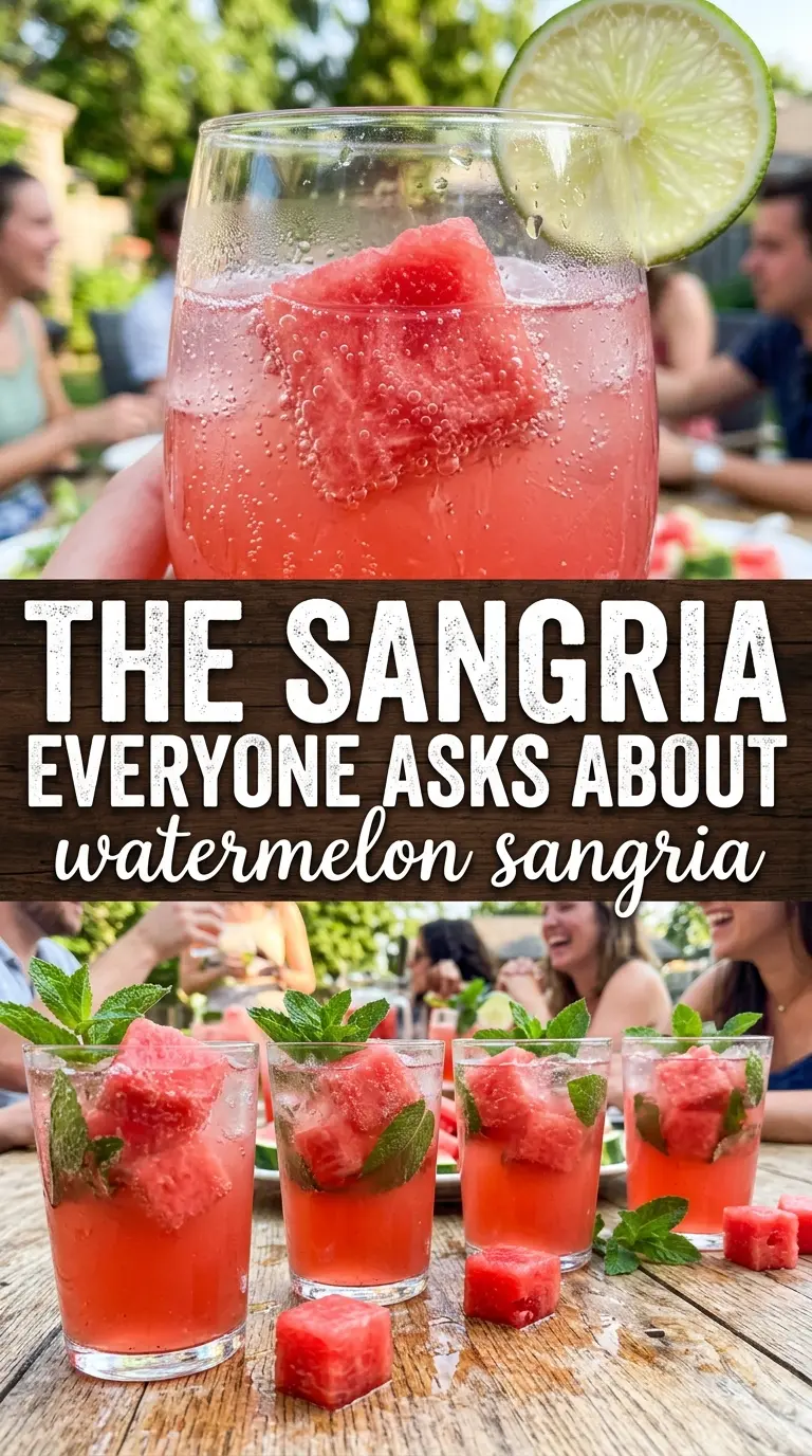 Watermelon Sangria blush pink citrus mint