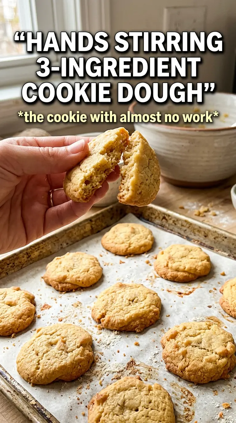 3 Ingredient Pumpkin Cookies soft spiced cookies