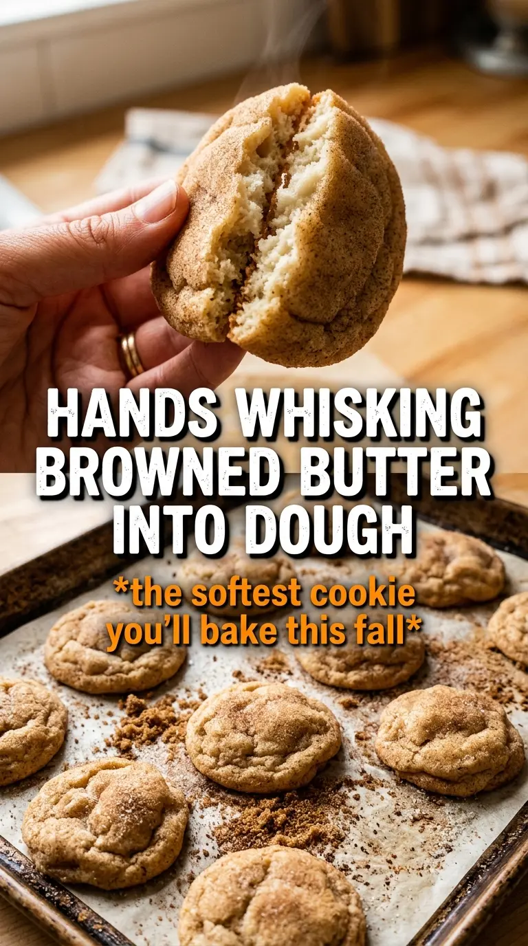 Browned Butter Pumpkin Pudding Cookies chewy golden