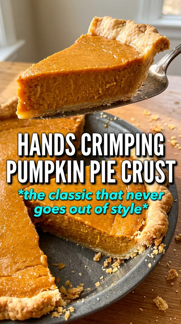 Pumpkin Pie smooth custard flaky crust