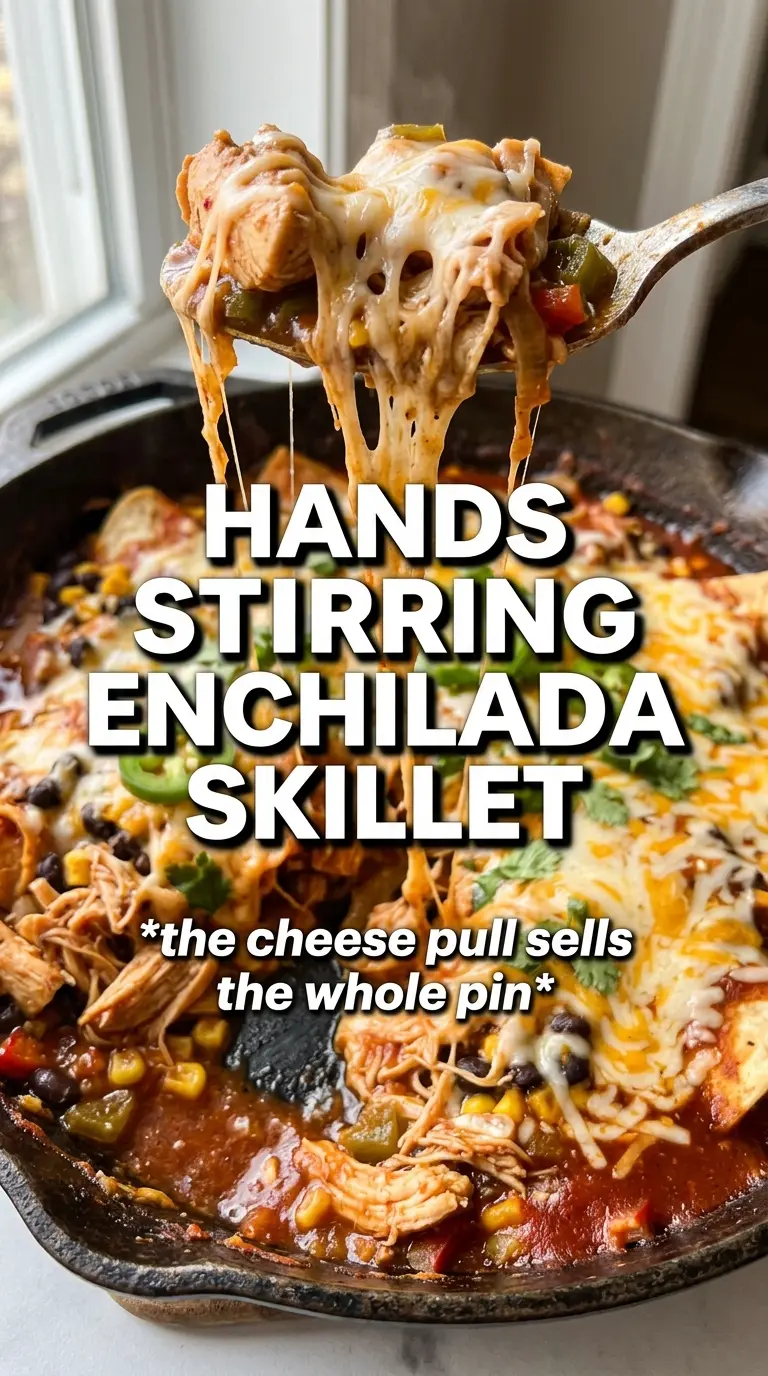 Enchilada Skillet saucy cheesy Tex-Mex