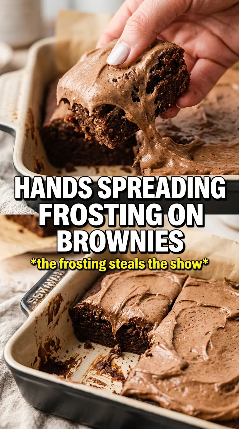 Frosted Pumpkin Brownies thick pumpkin cream cheese