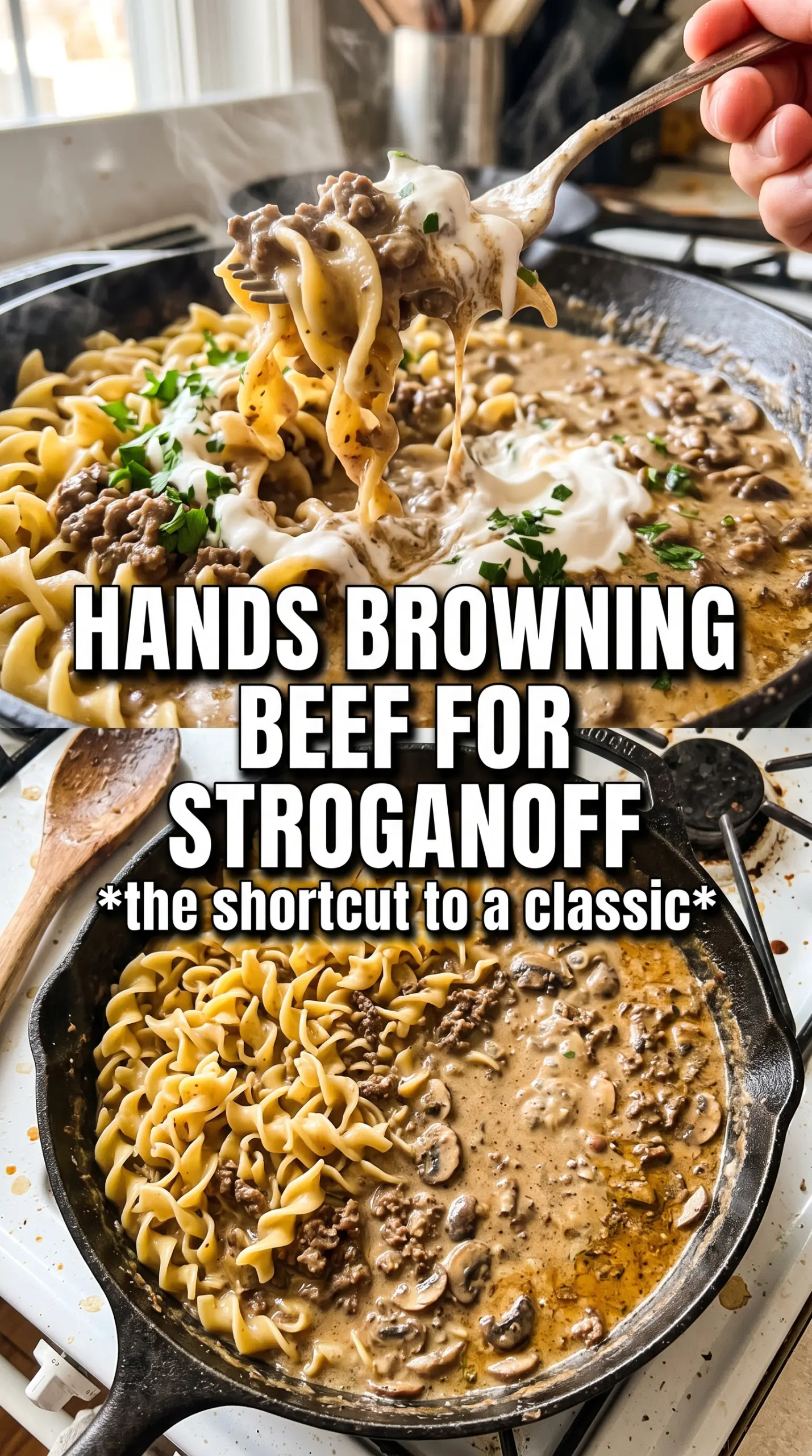 Prepared recipe ready to serve