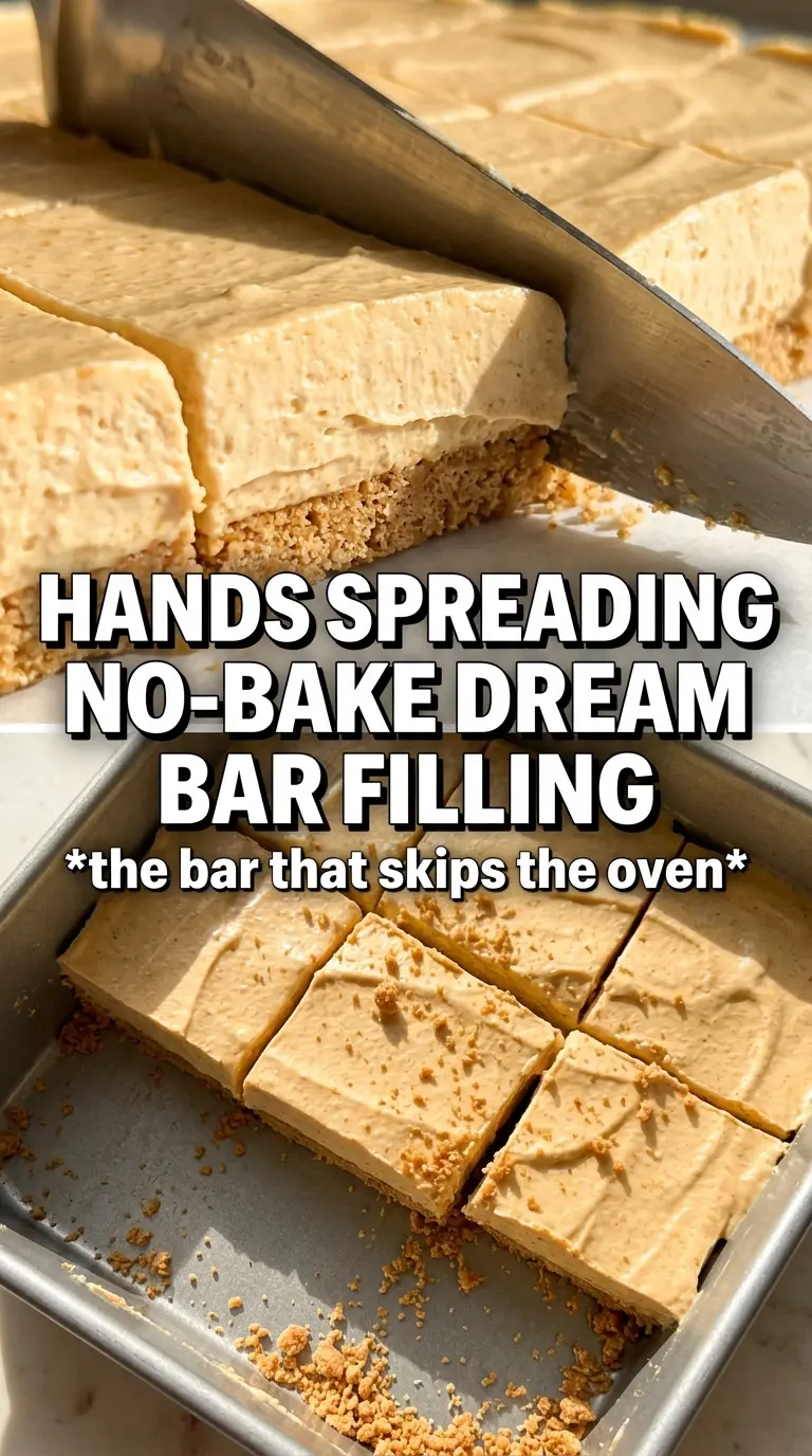 No Bake Pumpkin Dream Bars creamy pumpkin gingersnap