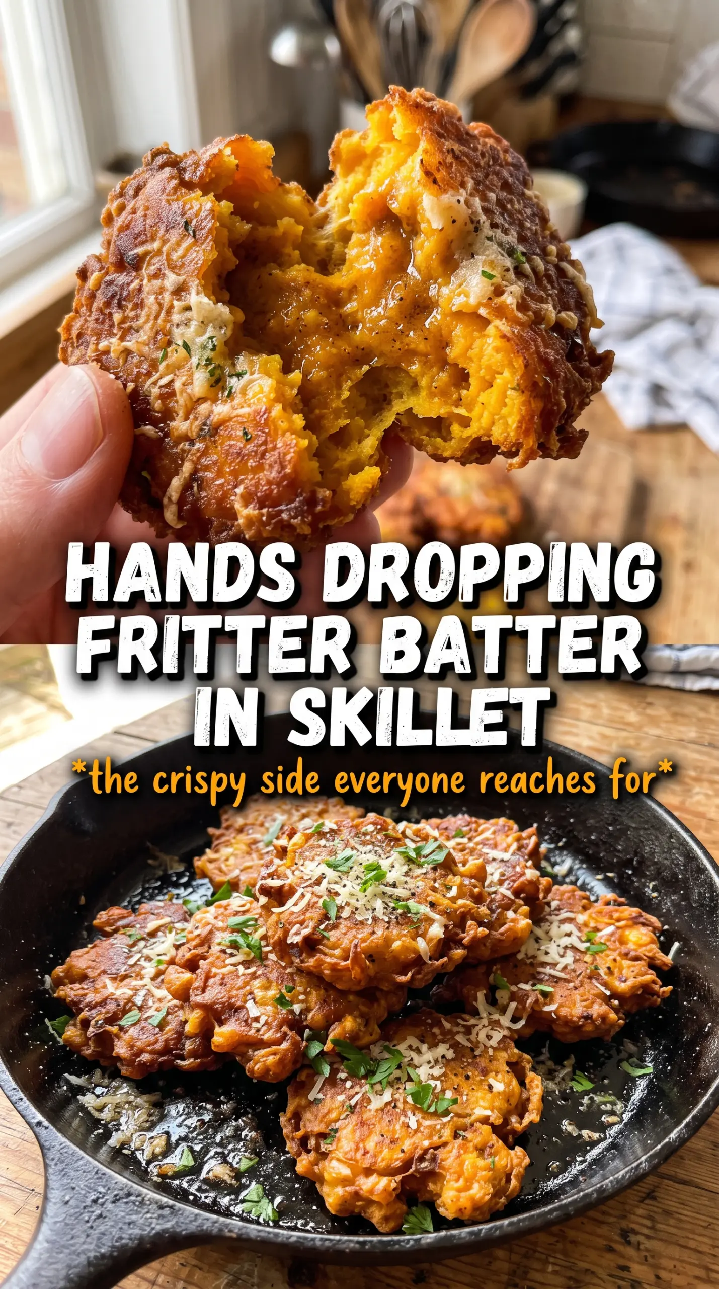 Parmesan Pumpkin Fritters crisp golden savory