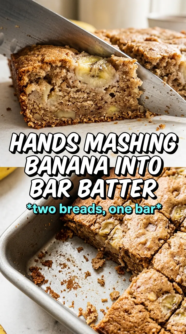 Pumpkin Banana Bread Bars moist glazed