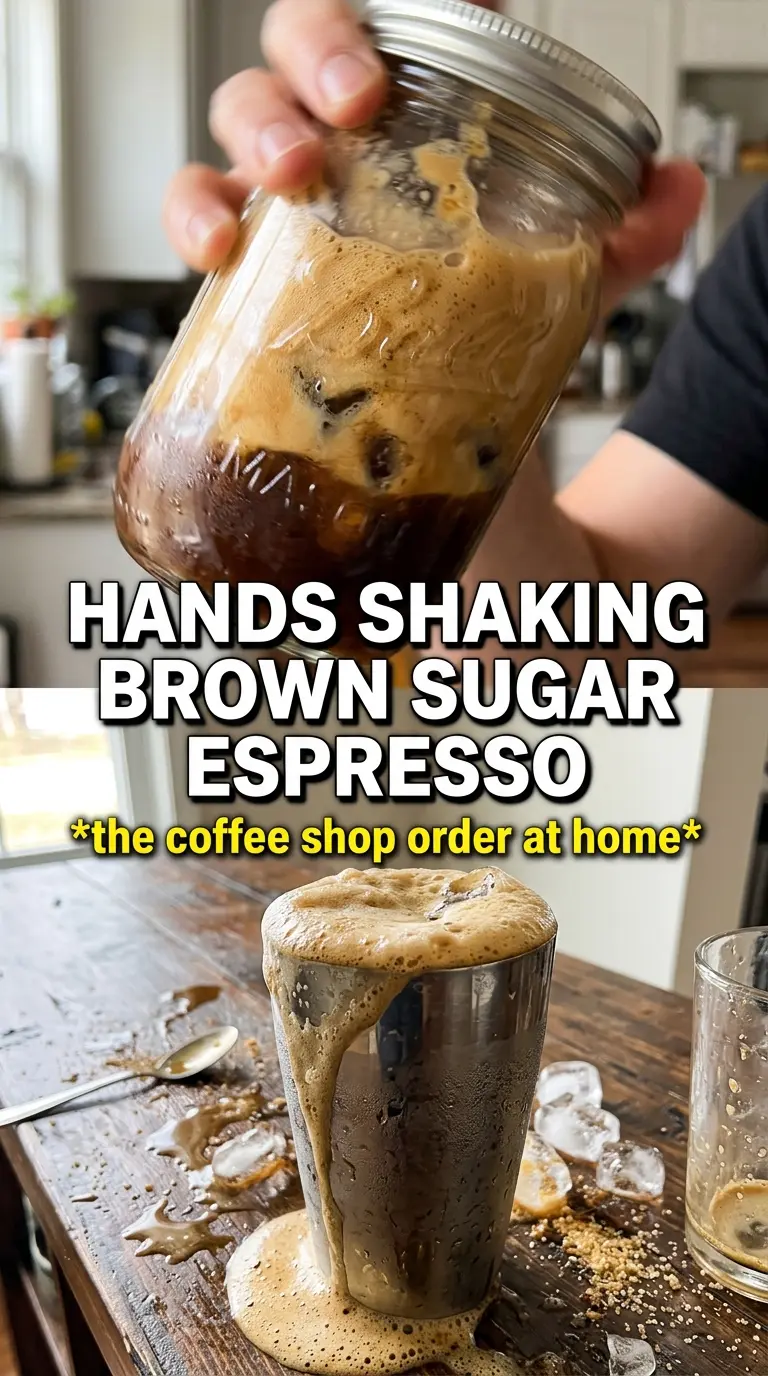 Pumpkin Brown Sugar Shaken Espresso iced foamy spiced
