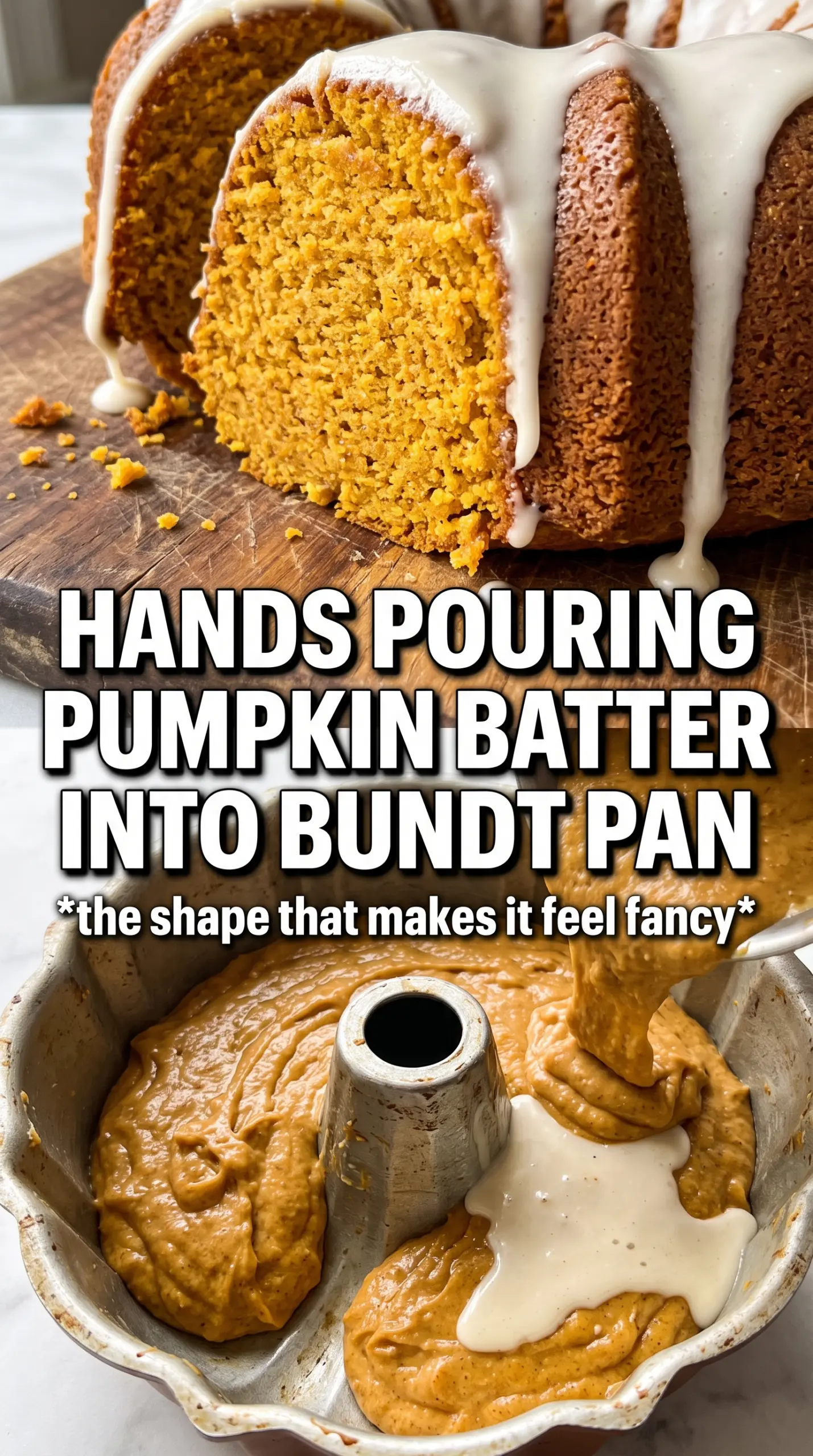 Pumpkin Bundt Cake moist glazed spiced