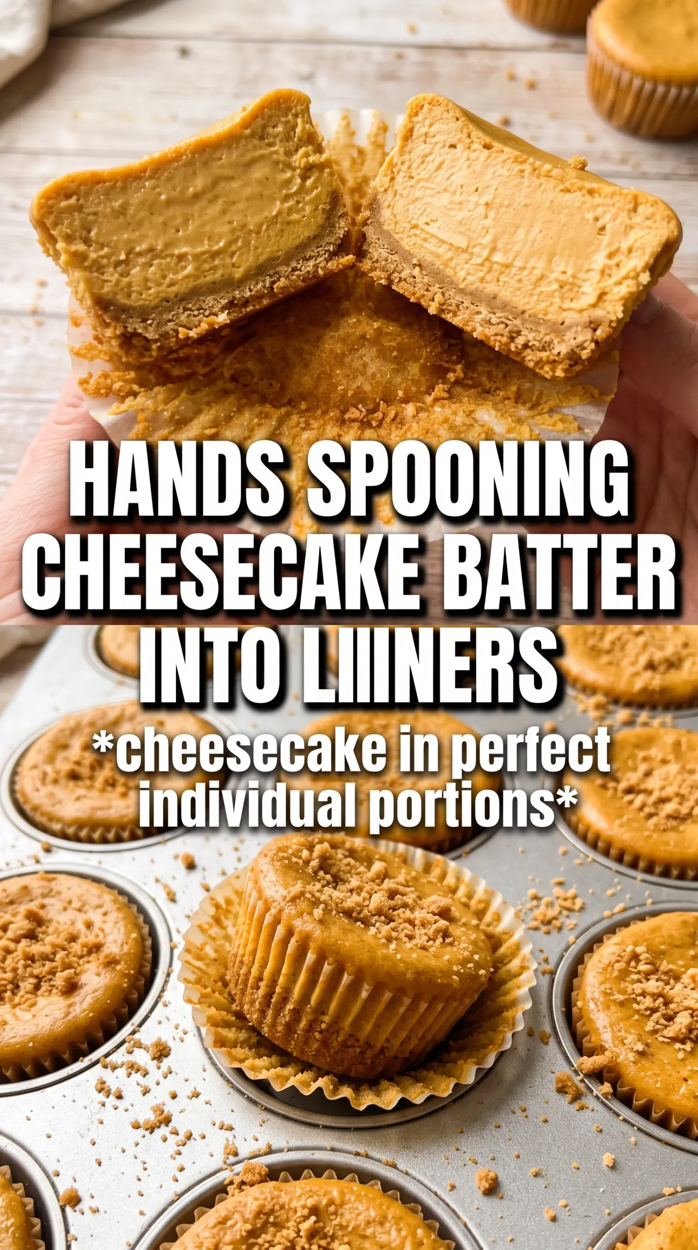 Pumpkin Cheesecake Cupcakes creamy spiced gingersnap