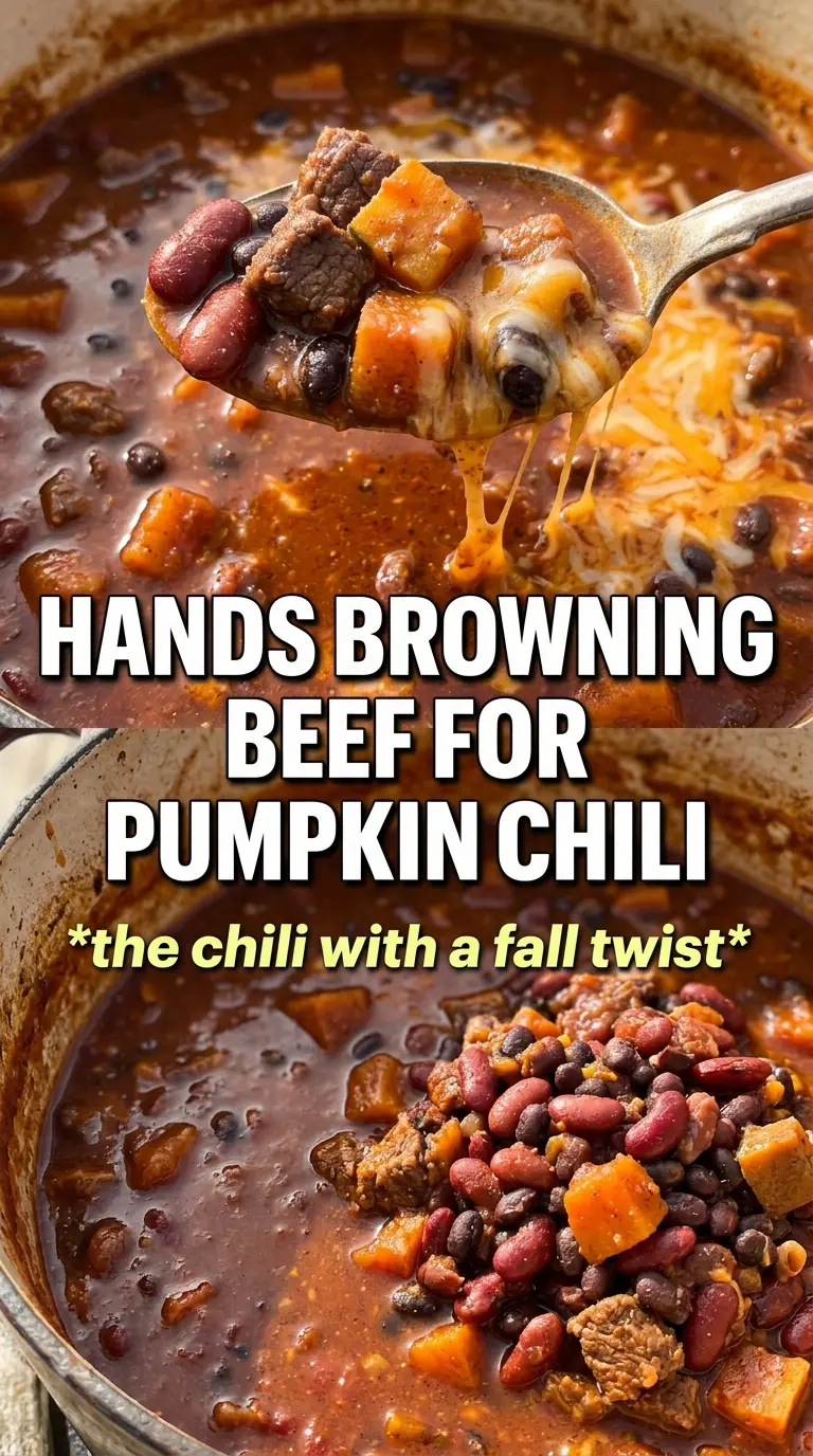 Pumpkin chili hearty smoky