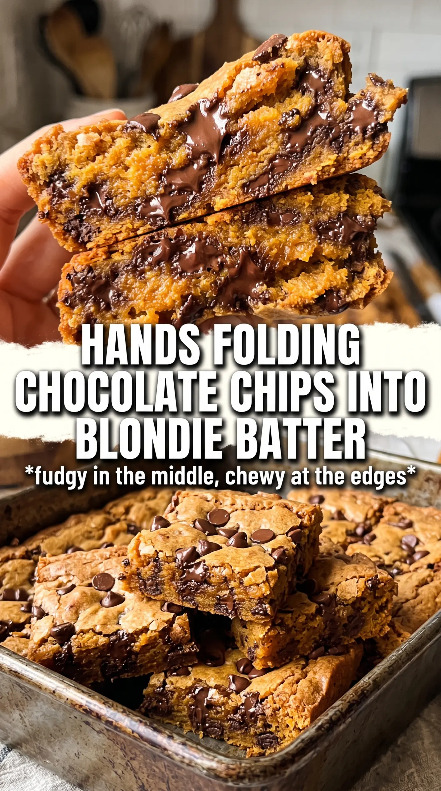 Pumpkin Chocolate Chip Blondies chewy pumpkin-spiced bars