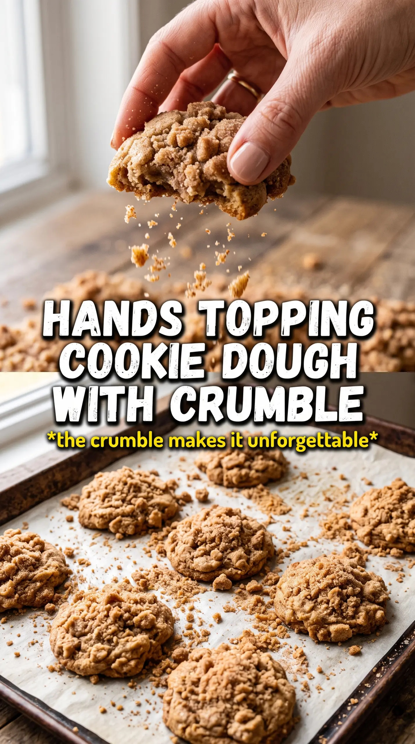 Pumpkin Cinnamon Crumble Cookies soft streusel glazed