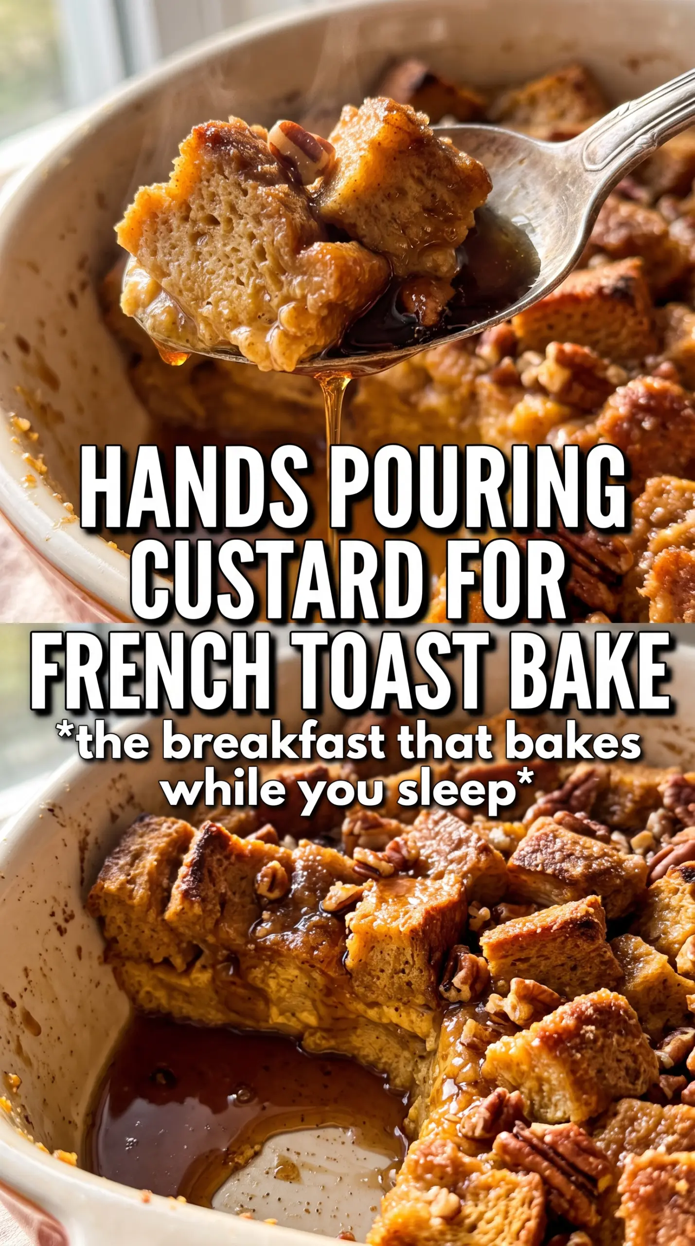 Pumpkin French Toast Bake golden streusel custardy