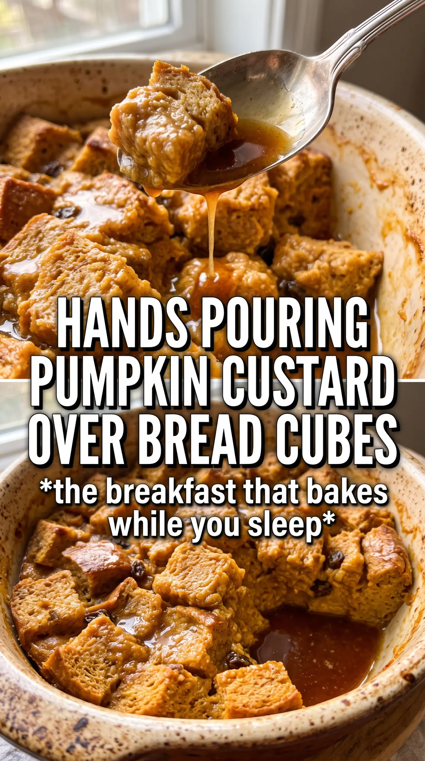 Pumpkin French Toast Casserole golden streusel custardy