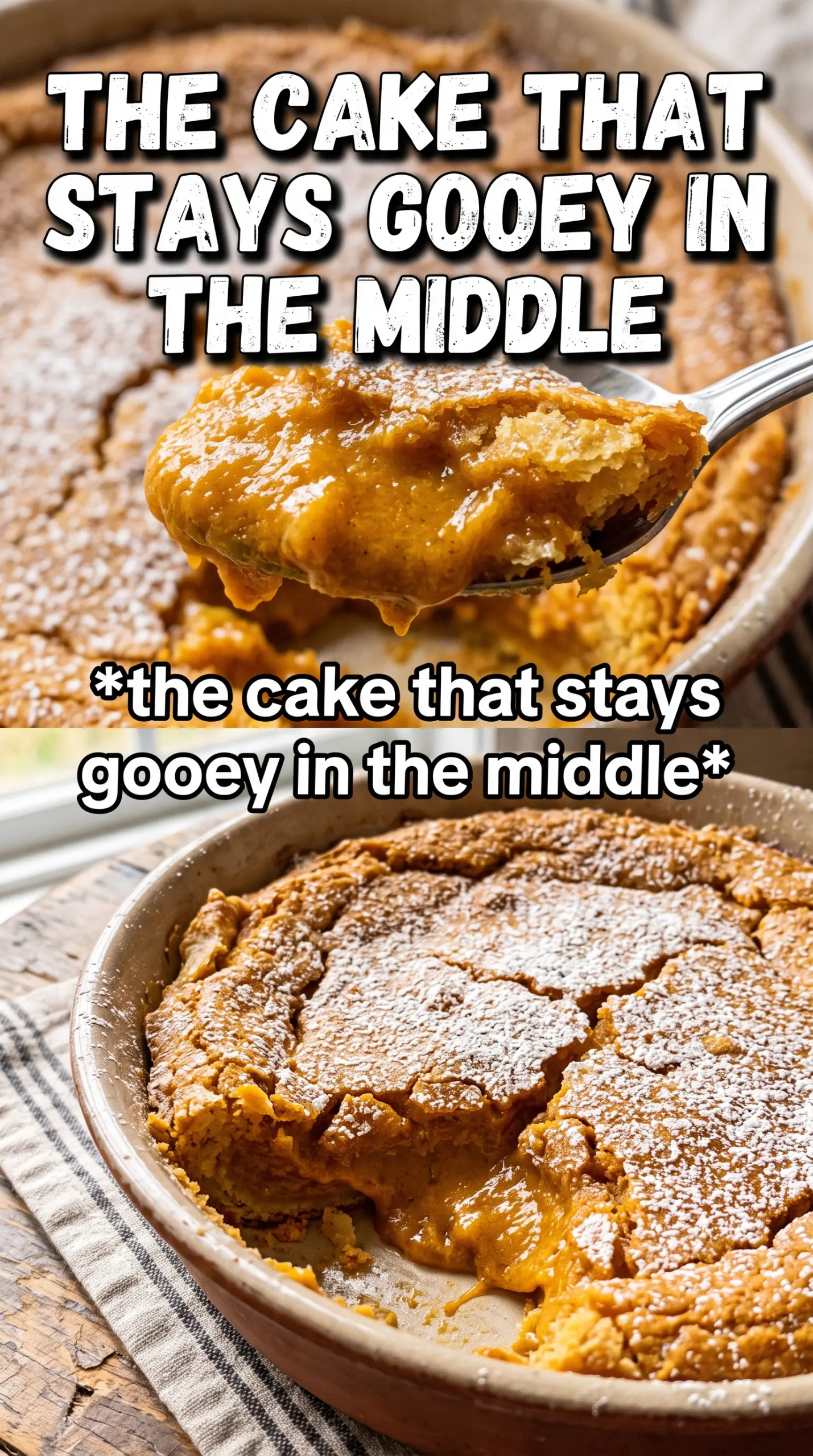 Pumpkin Gooey Butter Cake creamy pumpkin bars