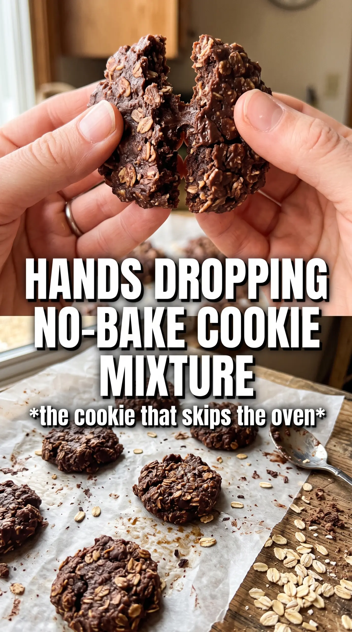 Pumpkin No Bake Cookies golden chewy