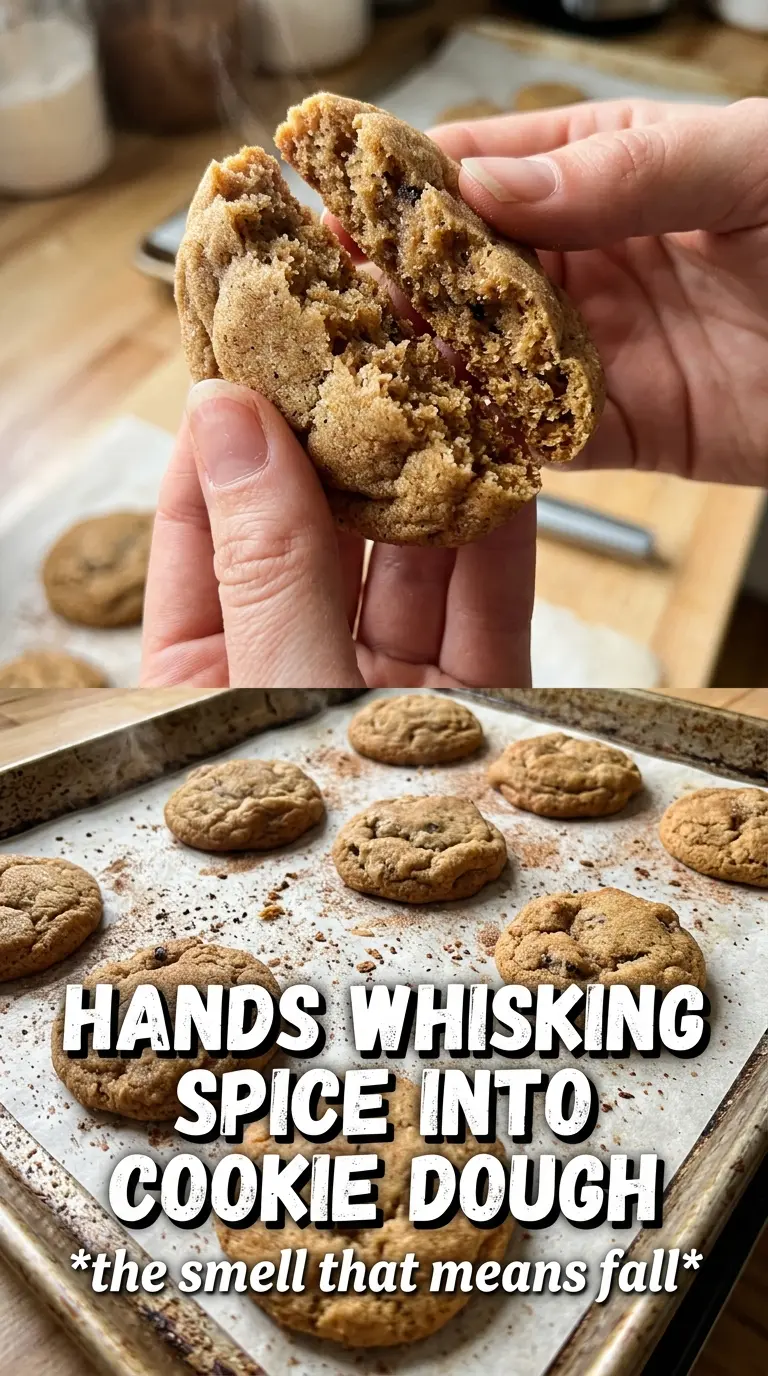 Pumpkin spice cookies warm spiced glaze