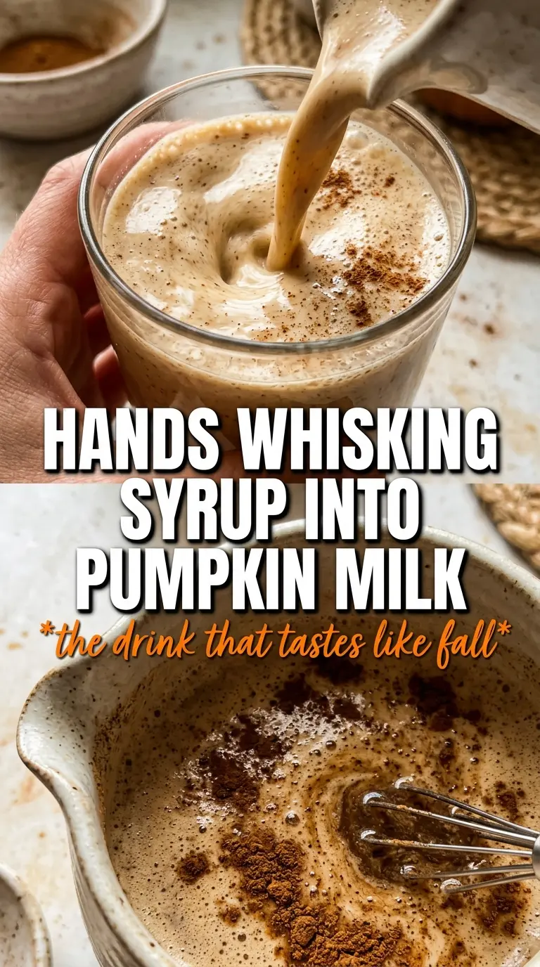 Pumpkin Spice Milk creamy cinnamon