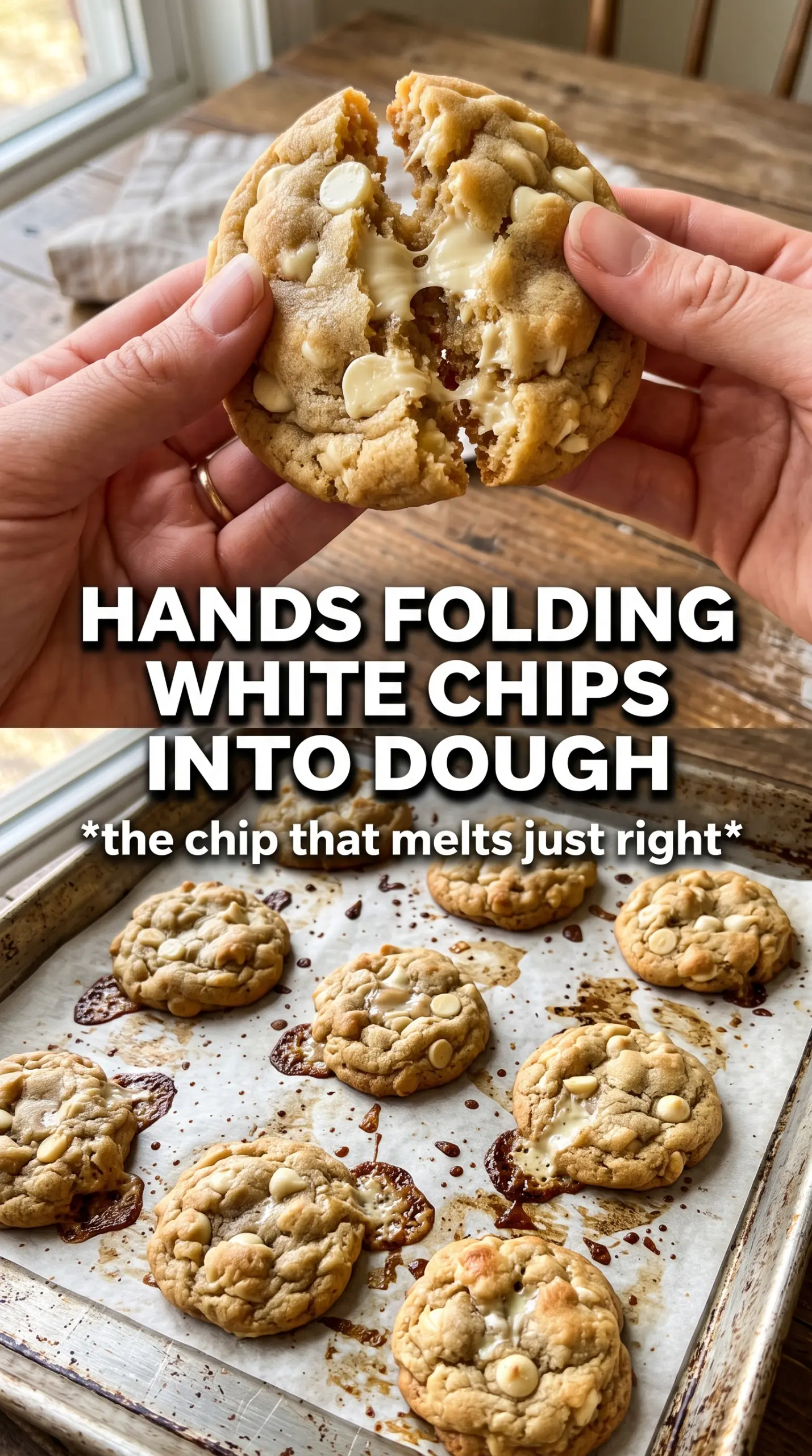 Pumpkin White Chocolate Chip Cookies soft chewy