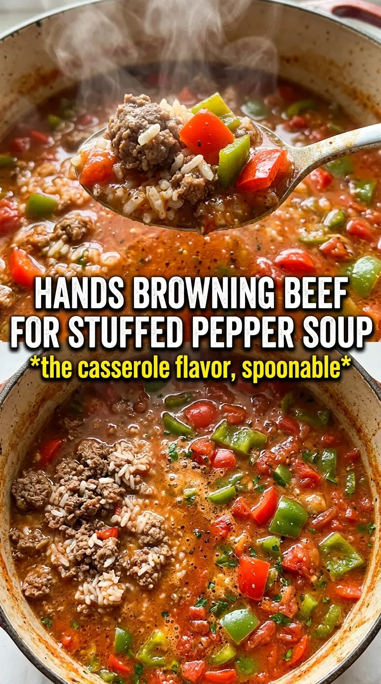 Stuffed Peppers Soup hearty tomato broth